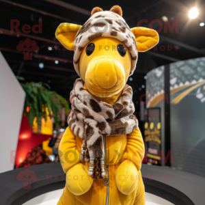  Giraffe mascotte kostuum...