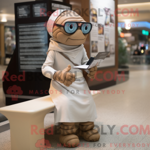 Mascot karakter van een Tan...
