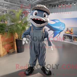 Mascot character of a Gray...