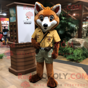 Mascot karakter van een...