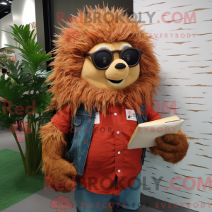 Mascot karakter van een...