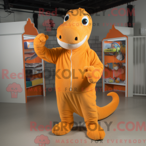 Mascot karakter van een...