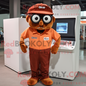 Mascot character of a Rust...
