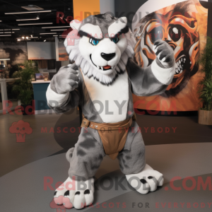 Mascottefiguur van een...