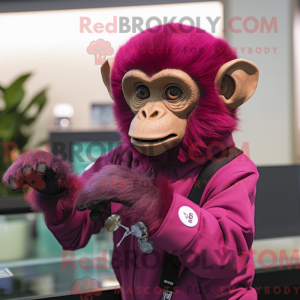 Mascot karakter van een...