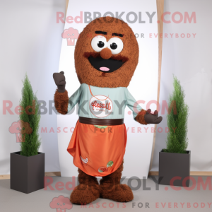 Mascot character of a Rust...