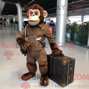 Postava maskota Rust Monkey...