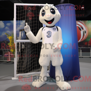 Mascot character of a White...