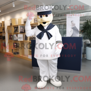 Mascot character of a White...