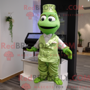 Mascot character of a Lime...