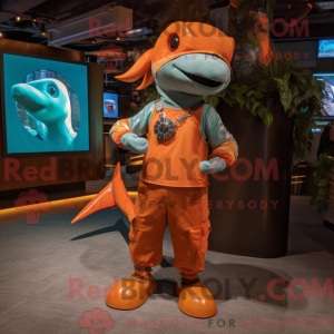 Mascottefiguur van een...