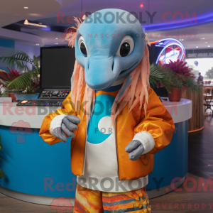 Mascottefiguur van een...