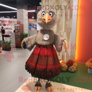 Maskotkarakter av en kalkun...
