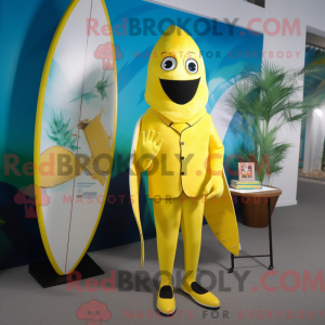Mascot character of a Lemon...