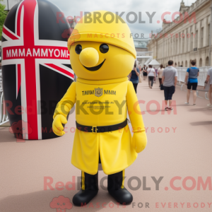 Mascot character of a Lemon...