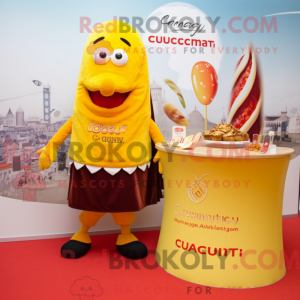 Mascottekarakter van een...