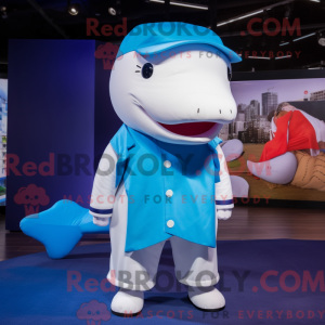 Mascot character of a White...