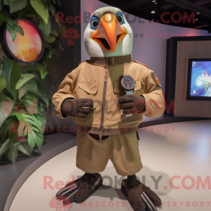 Mascot karakter van een...