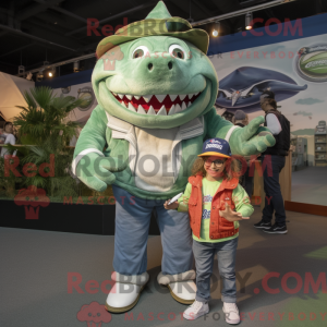 Mascot karakter van een...