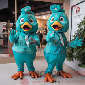 Mascot karakter van een...