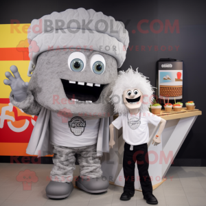 Sølv Tacos maskot kostume...