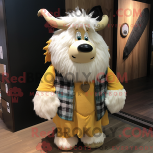 Personaje mascota de un yak...
