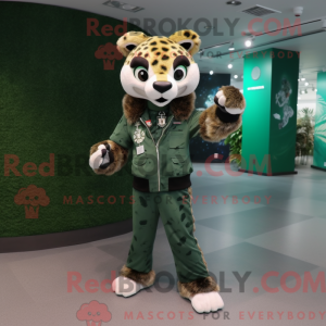 Maskot-karakter av en...
