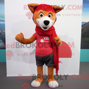 Mascot character of a Red...