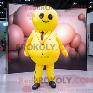 Mascot character of a Lemon...