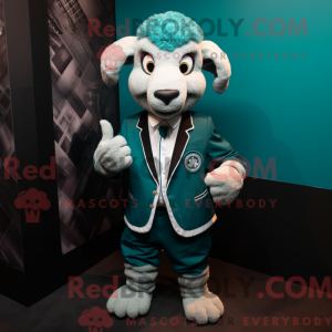 Postava maskota Teal Ram...