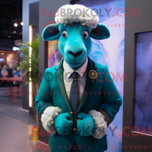 Postava maskota Teal Ram...