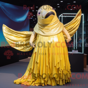 Maskottchen eines goldenen...