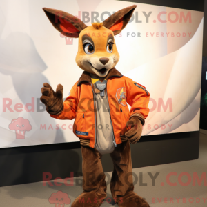 Mascot character of a Rust...