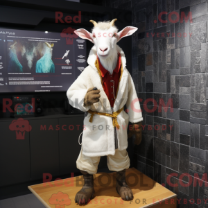 Maskot karakter af en ged...