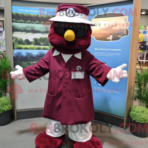 Mascot karakter van een...