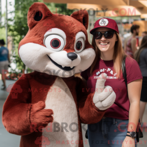 Maskot karakter af en...