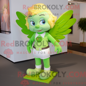 Postava maskota Lime Green...