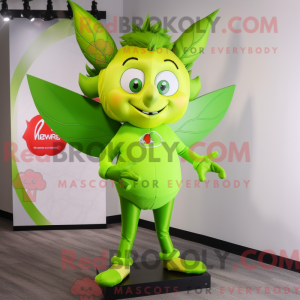 Mascot character of a Lime...