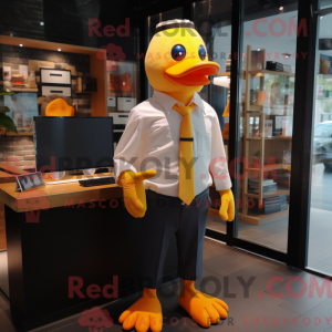 Mascottefiguur van een...