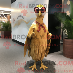 Mascottefiguur van een...