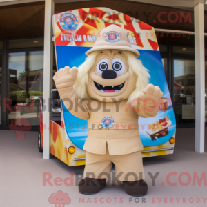 Mascottefiguur van een...