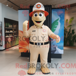 Mascottefiguur van een...