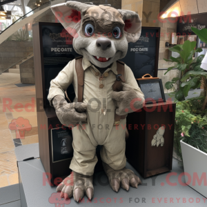 Personagem de máscara de...