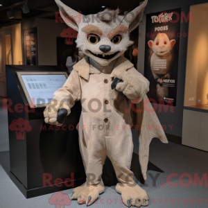 Mascot karakter van een Tan...
