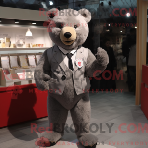 Mascottefiguur van een...