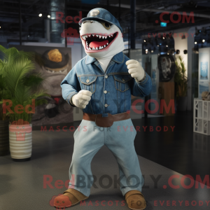 Personagem de máscara de um...