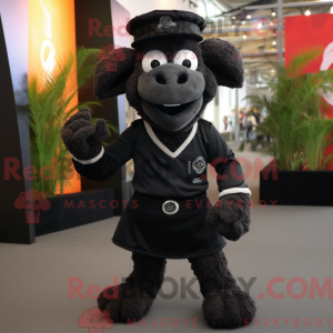 Mascot character of a Black...