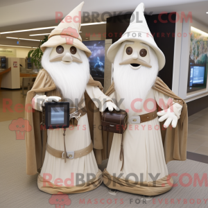 Postava maskota Tan Wizard...