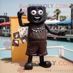 Mascot character of a Black...