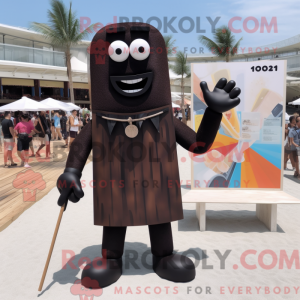 Mascot character of a Black...